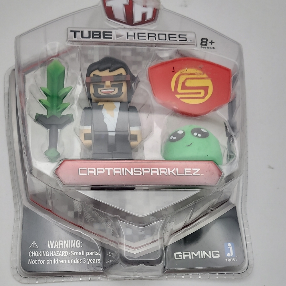 CaptainSparklez Gaming Figure Set - Green and Red